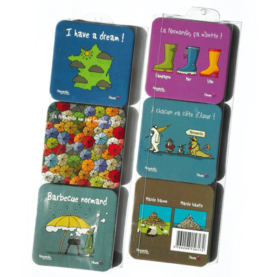 Lot 2 de 6 sous-verres