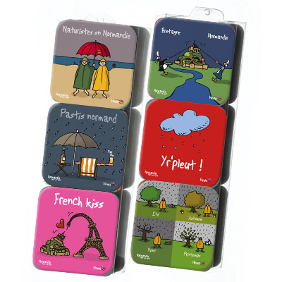 Lot 3 de 6 sous-verres