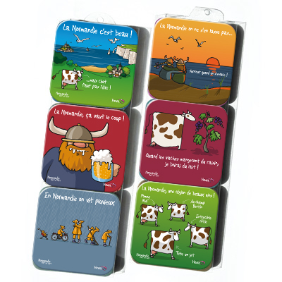 Lot 4 de 6 sous-verres