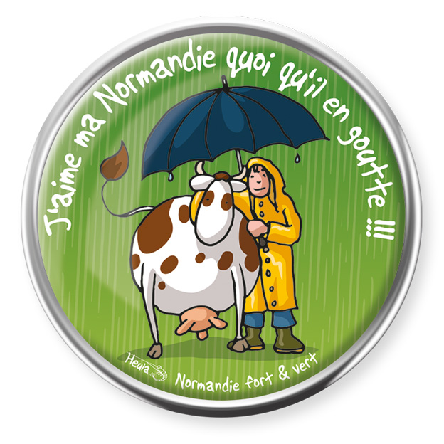 Pin's rond Quoi qu'il en goutte