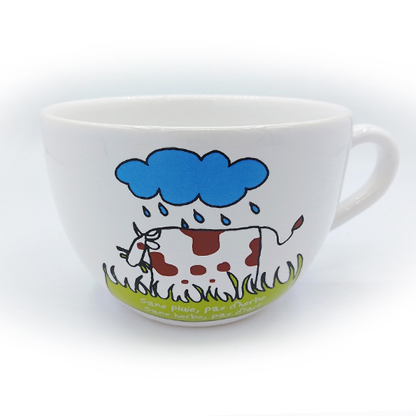 [236HE-01] Tasse Jumbo Pluie/vache