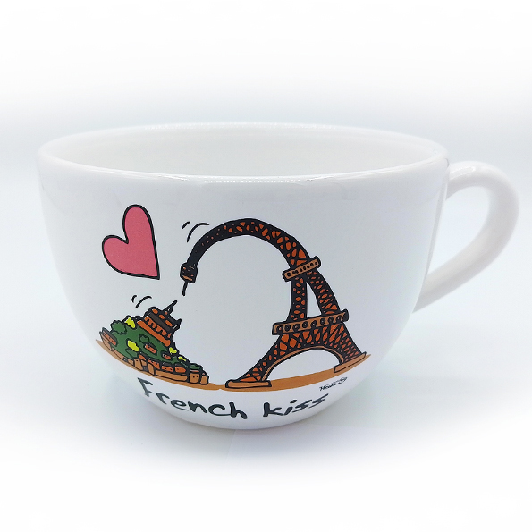 [236HE-06] Tasse Jumbo Eiffel Kiss