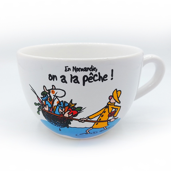 [236HE-09] Tasse Jumbo On a la pêche