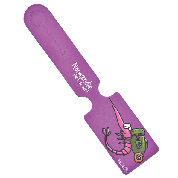 [242HE-01] Etiquette bagage Crevette