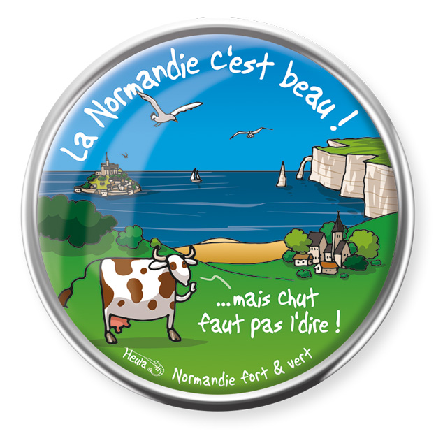 [245HE-02] Pin's rond Chut