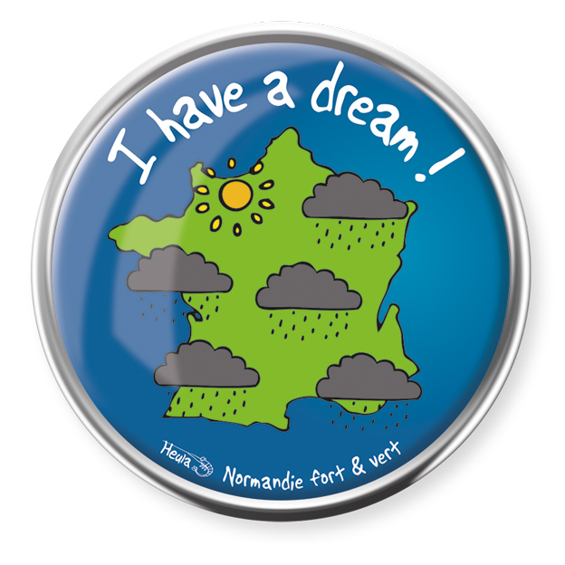 [245HE-07] Pin's rond Dream