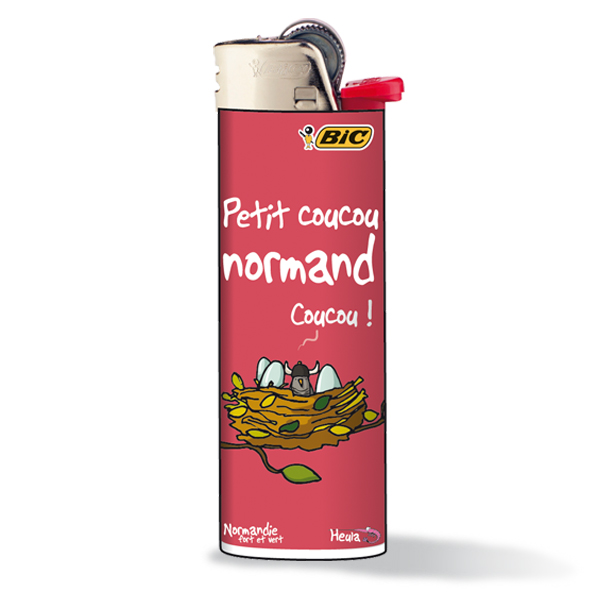 [46HE-08] Briquet BIC LOT 1 (ref : 118717) Coucou