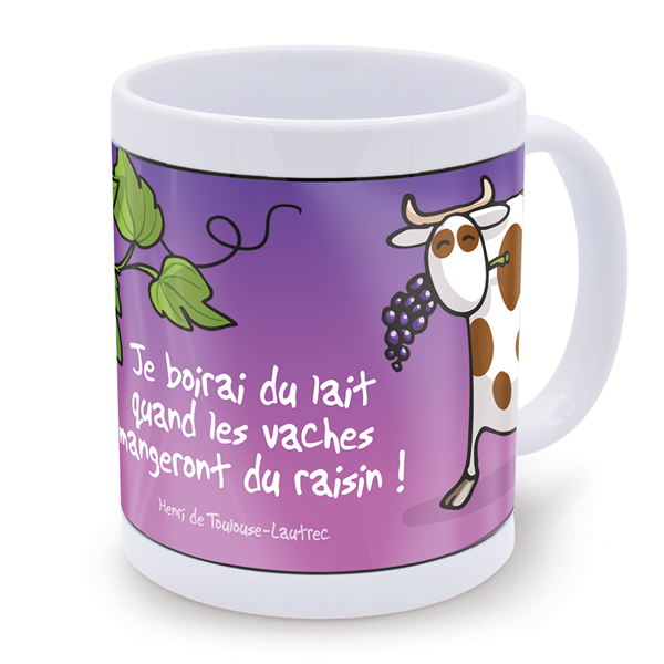 [104HE-139] Mug Vache raisin