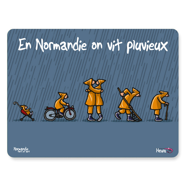 [105HE-50] Set de table Pluvieux