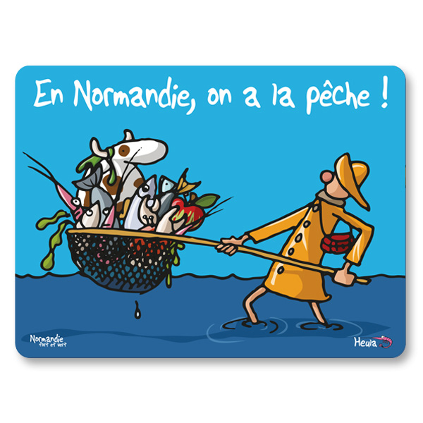 [105HE-55] Set de table On a la pêche
