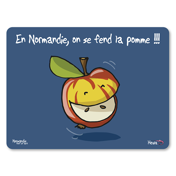 [105HE-70] Set de table Fend la pomme