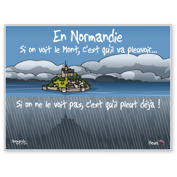 Set de table Si on voit le Mont