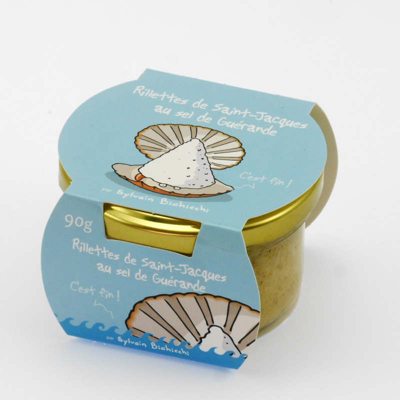Rillettes de St Jacques au sel de Guérande