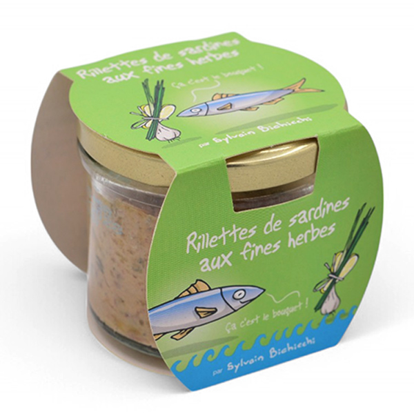 [65HE-0112] Rillettes de sardines aux fines herbes