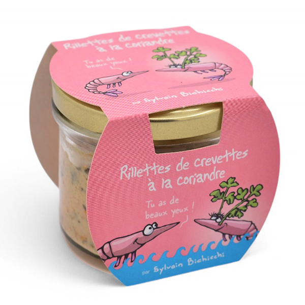 Rillettes de crevettes à la coriandre
