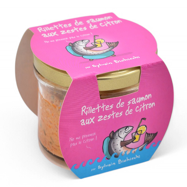 [65HE-0119] Rillettes de saumon aux zestes de citron