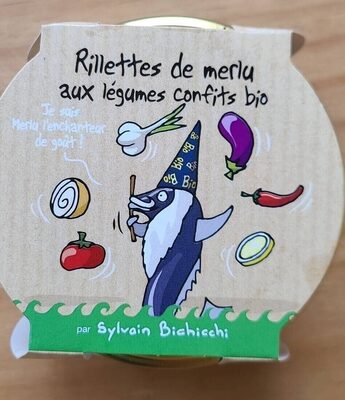 Rillettes de merlu aux légumes confits BIO