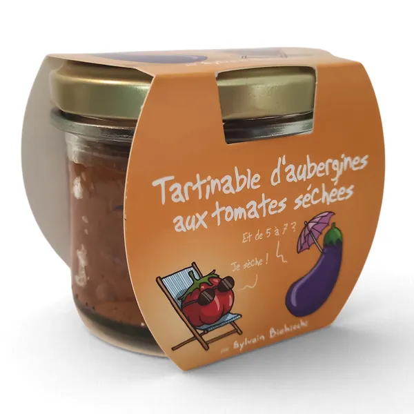 [65HE-0290] Tartinable d'aubergines tomates séchées