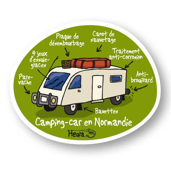 Adhésif Camping-car