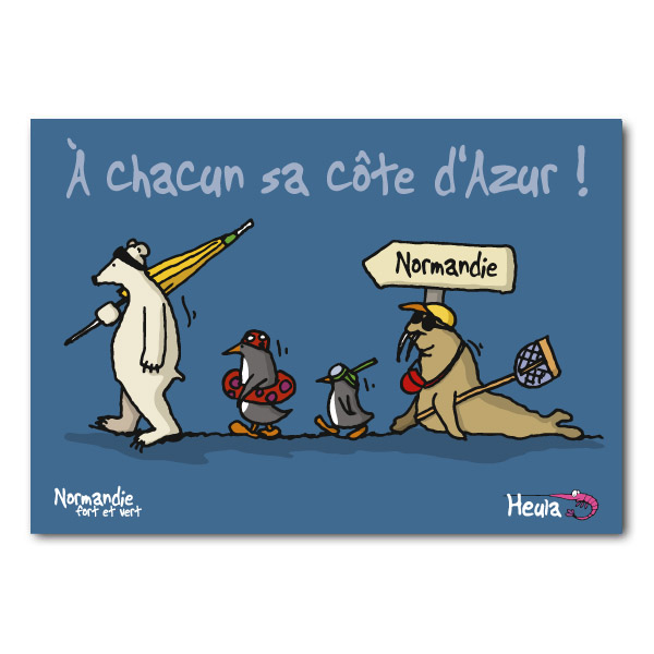 [75HE-015] Carte postale Azur H015