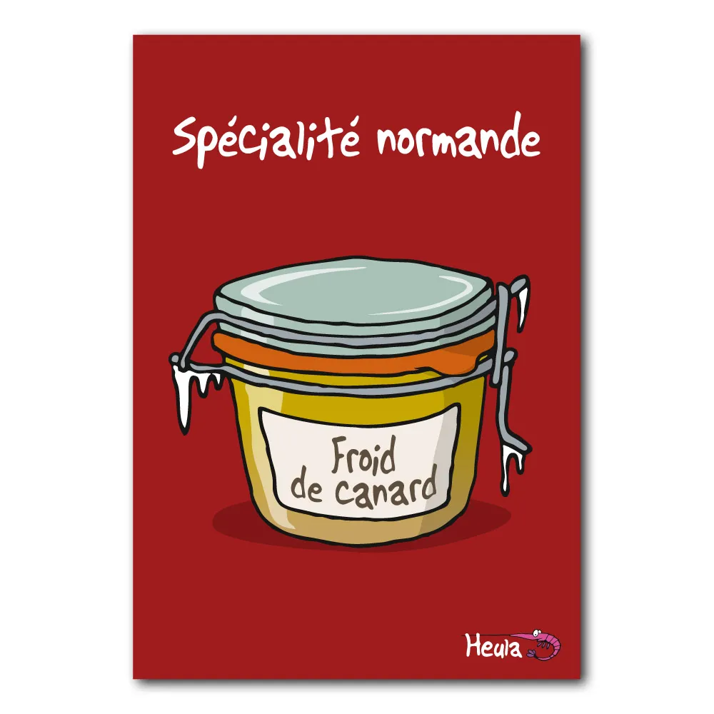 Carte postale Froid de canard H159