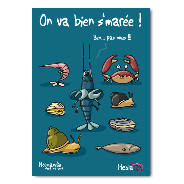 Carte postale Bien s'marée H211