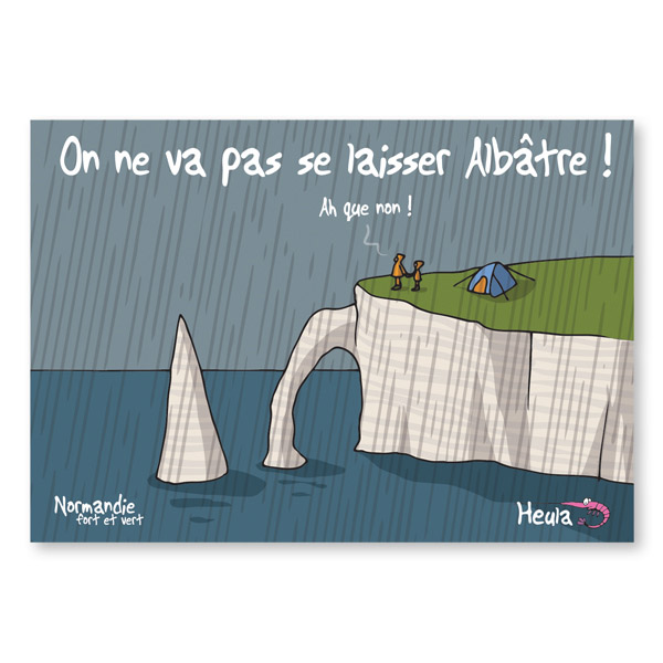 [75HE-233] Carte postale Albâtre - H233