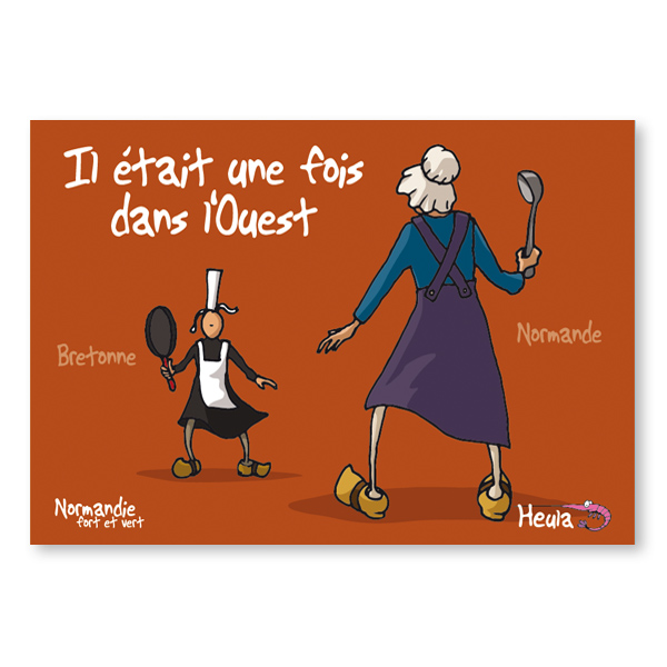 Carte postale Une fois dans l'Ouest H244