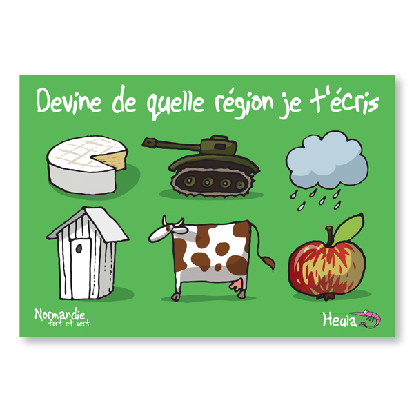 Carte postale De quelle région H254