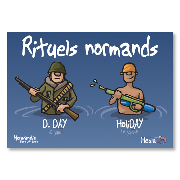 Carte postale Rituels normands H264
