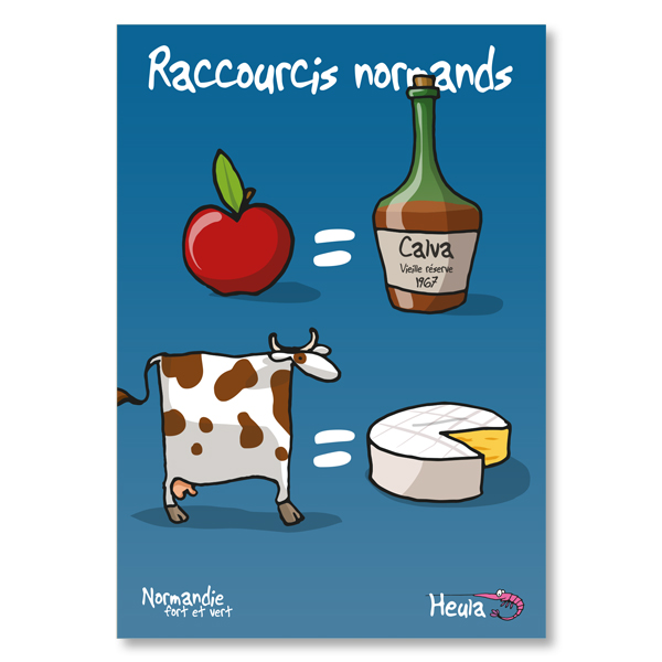 [75HE-278] Carte postale Raccourcis nds H278