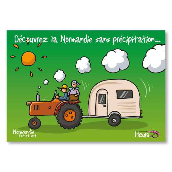 Carte postale Sans précipitation