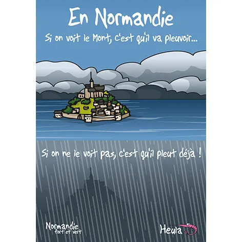 Carte postale Si on voit le Mont H296