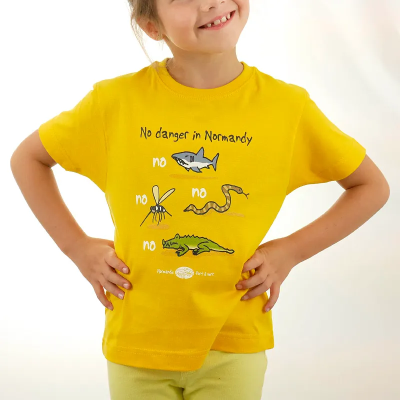 [76HE-18076/10] Tee-shirt No danger (10 ans)