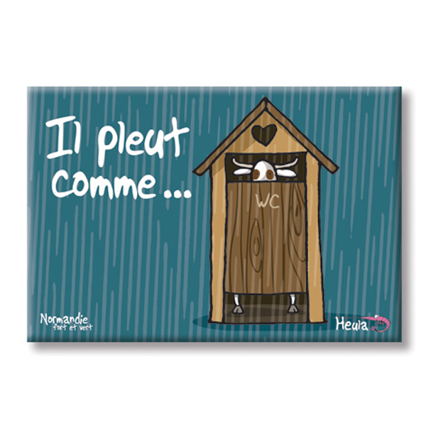 [106HE-121] Magnet Il pleut comme...
