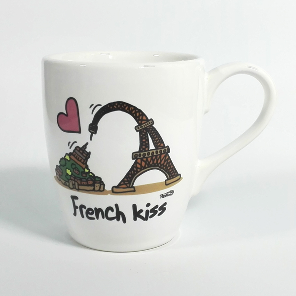 [93HE-08] Mug FdP Eiffel kiss