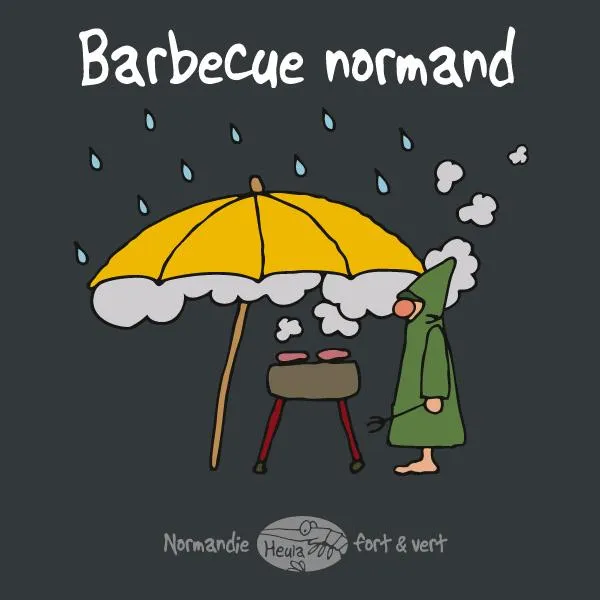 [56HE-17575/3XL] Tee-shirt homme Barbecue  (3XL)