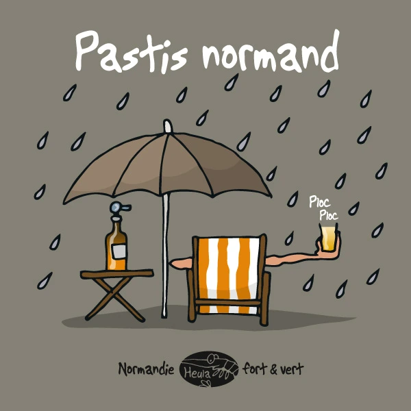 [56HE-18841/L] Tee-shirt homme Pastis  (L)