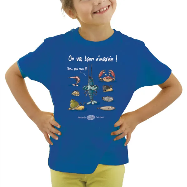 [76HE-18895/10] Tee-shirt Bien s'marée (10 ans)