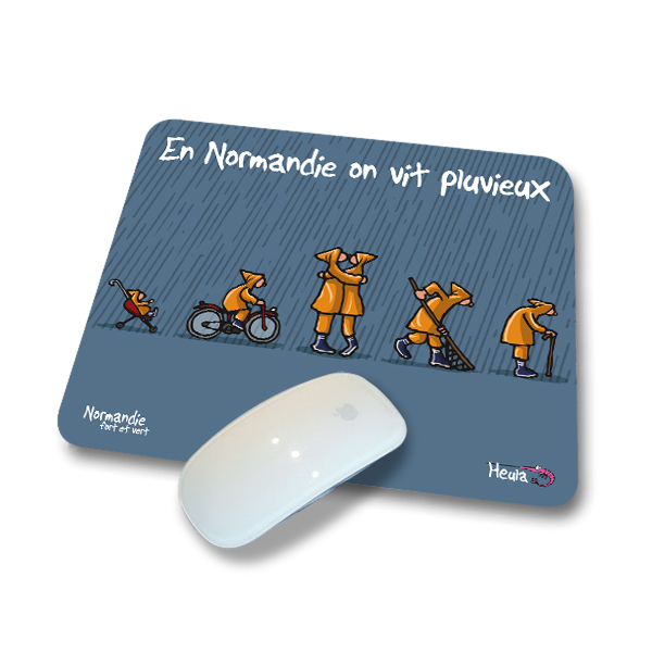 [101HE-76] Tapis de souris Pluvieux