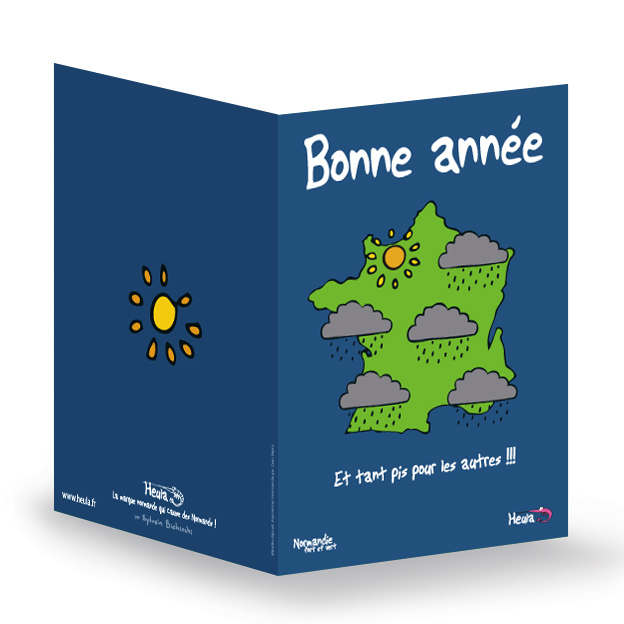 CP souhait Bonne année Dream avec enveloppe