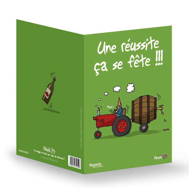 CP souhait Réussite avec enveloppe