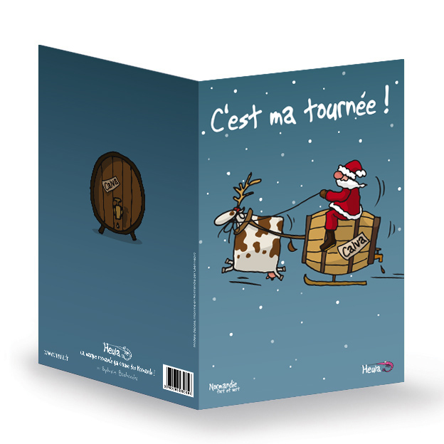 CP souhait C'est ma tournée avec enveloppe