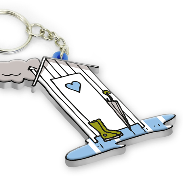 [117HE-09] Porte-clé 3D Cabine