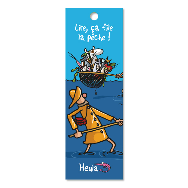 [126HE-06] Marque-page Ca file ma pêche