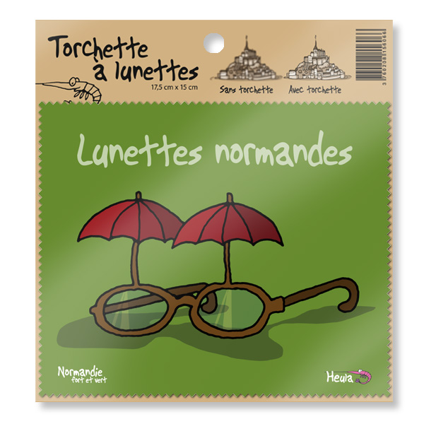 [102HE-05] Essuie-lunettes Lunettes Normandes