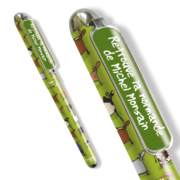 [167HE-12] Stylo Retrouve la vache