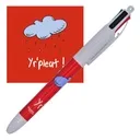 [167HE-15] Stylo BIC 4 coul Yrpleut
