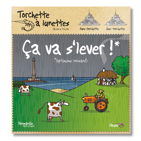 Essuie-lunettes Ca va s'lever