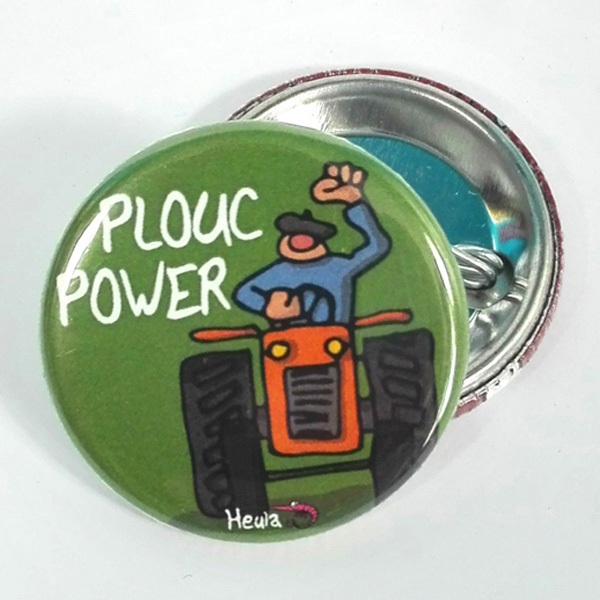 [182HE-09] Badge Plouc Power